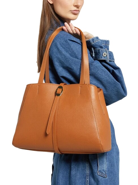 CHARA Bolso de hombro de piel CUIR - Bolsos Mujer