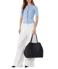 GUESS ADELASIA Bolso de hombro NEGRO - Bolsos Mujer - 6