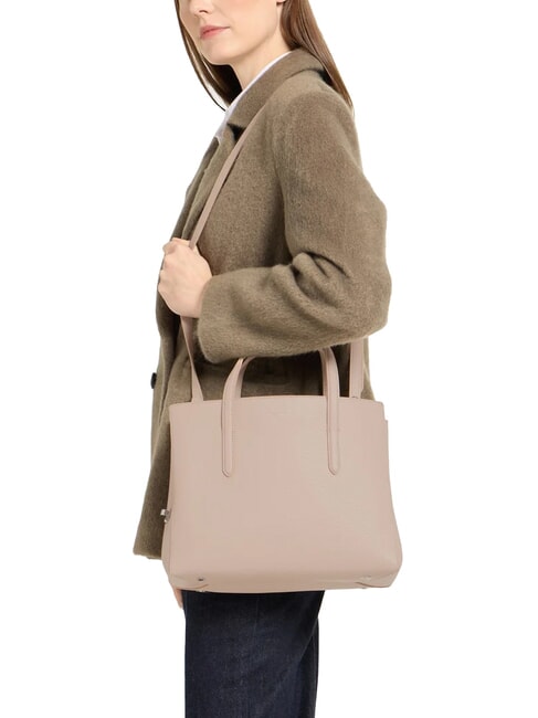 SWAP Bolso de mano de cuero martillado rosa polvo - Bolsos Mujer