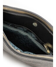 GATTINONI PLANETARIUM Bolso de hombro monocromático gris claro/negro - Bolsos Mujer - 4