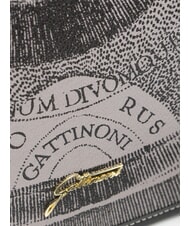 GATTINONI PLANETARIUM Bolso de hombro con solapa monocromático gris claro/negro - Bolsos Mujer - 3