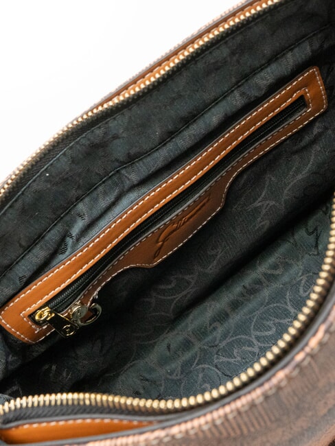 PLANETARIUM Bolso de hombro con solapa bronceado monocromático - Bolsos Mujer