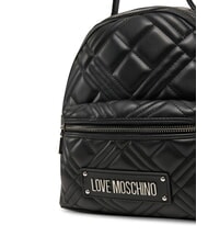 LOVE MOSCHINO QUILTED Mochila con bolsillo po00bx - Bolsos Mujer - 4