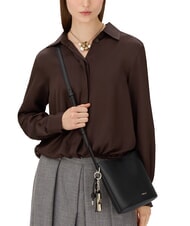 FURLA ROXIE Bolso bandolera tipo cubo de piel Ares negro - Bolsos Mujer - 4