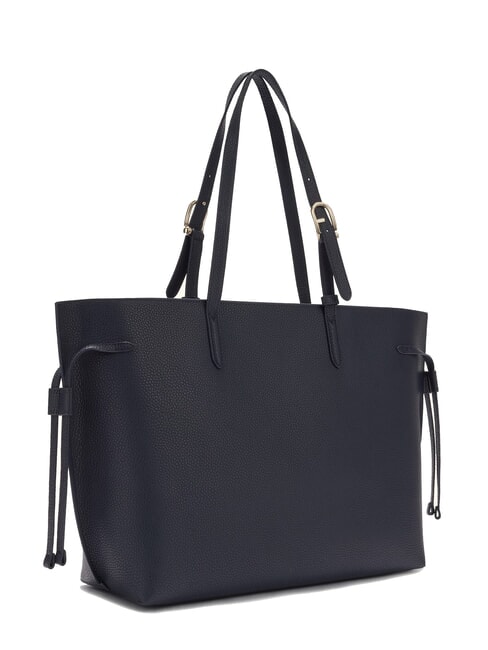 AVA Bolsa de compras grande de cuero tinta azul+tinta azul int. - Bolsos Mujer