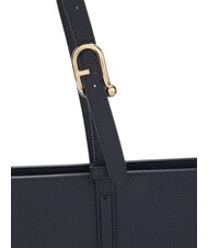 FURLA AVA Bolsa de compras grande de cuero tinta azul+tinta azul int. - Bolsos Mujer - 3