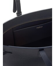 FURLA AVA Bolsa de compras grande de cuero tinta azul+tinta azul int. - Bolsos Mujer - 7