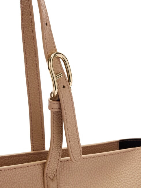 AVA Bolsa de compras grande de cuero caramelo+negro int. - Bolsos Mujer