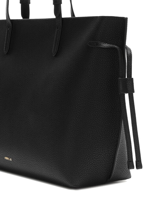 AVA Bolsa de compras grande de cuero negro+negro int - Bolsos Mujer
