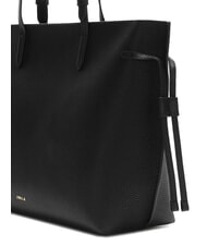 FURLA AVA Bolsa de compras grande de cuero negro+negro int - Bolsos Mujer - 3