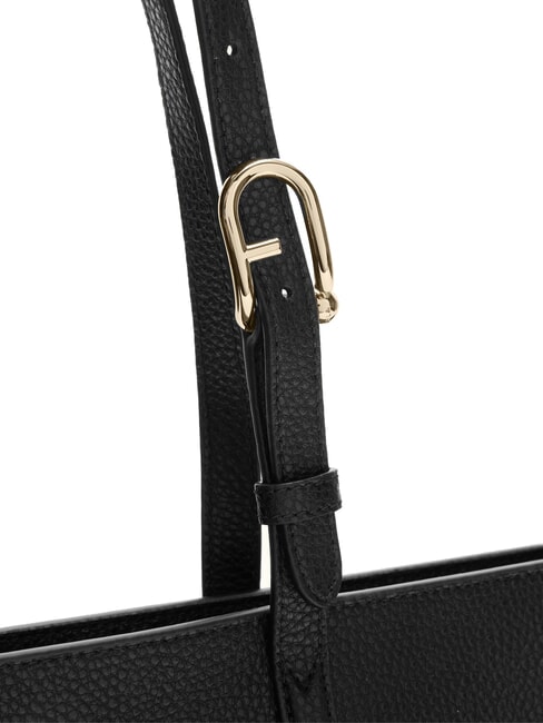 AVA Bolsa de compras grande de cuero negro+negro int - Bolsos Mujer