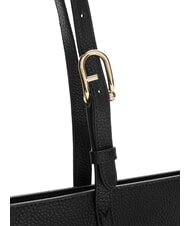 FURLA AVA Bolsa de compras grande de cuero negro+negro int - Bolsos Mujer - 4