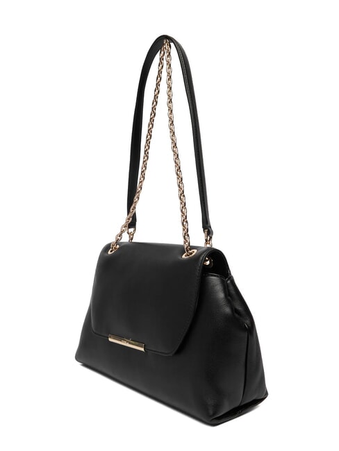 NADIA Bolso de hombro, bolso cruzado en piel napa negro - Bolsos Mujer