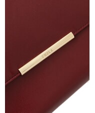 FURLA NADIA Bolso de hombro, bolso cruzado en piel napa rubí - Bolsos Mujer - 3