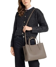 COCCINELLE SWAP Bolso de piel con bandolera topo cálido - Bolsos Mujer - 4