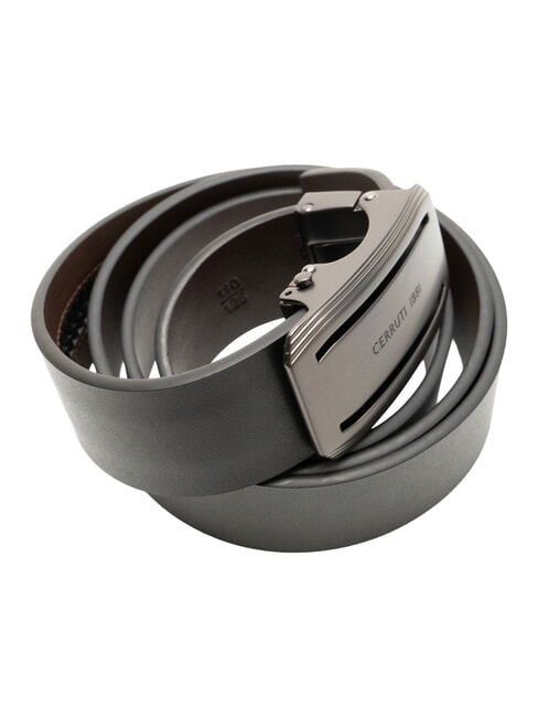 1881 Cinturón de cuero reversible negro/marrón oscuro - Cinturones