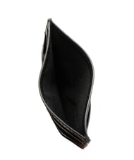 THE BRIDGE BUFALINI Tarjetero plano de piel negro - Carteras Hombre - 3