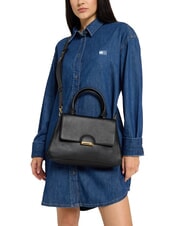 COCCINELLE TALEA Mini bolso maletín de piel negro - Bolsos Mujer - 4