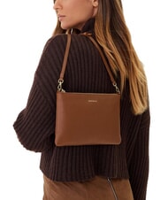 COCCINELLE BEST CROSSBODY Minibolso de piel co&ntilde;ac - Bolsos Mujer - 4