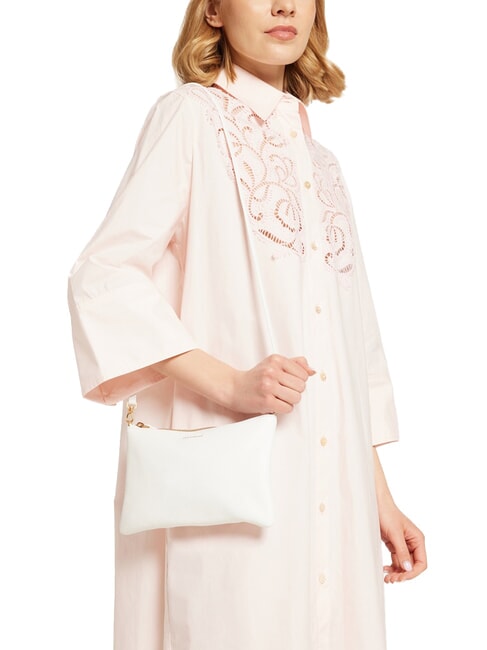 BEST CROSSBODY Minibolso de piel blanco - Bolsos Mujer