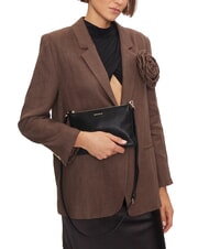 COCCINELLE BEST CROSSBODY Minibolso de piel rosa pulpa - Bolsos Mujer - 4