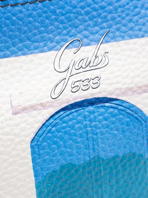 BEYONCE bolso de mano de piel puerta azul - Bolsos Mujer