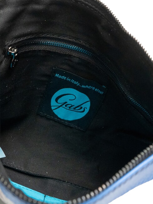 BEYONCE bolso de mano de piel puerta azul - Bolsos Mujer