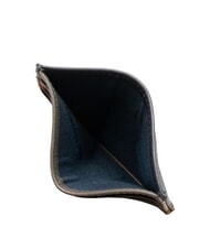 CERRUTI NADIR tarjetero plano de piel azul - Carteras Hombre - 3