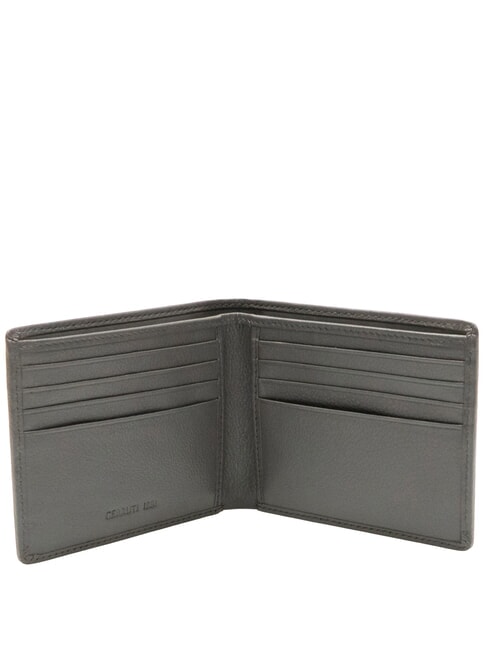 RAUL Cartera de cuero de 8 cc Gris - Carteras Hombre