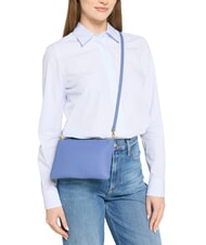 COCCINELLE BEST CROSSBODY Minibolso de piel azul - Bolsos Mujer - 4