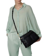 COCCINELLE HYLE Bolso mediano de piel de doble función verde laurel - Bolsos Mujer - 5