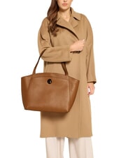 COCCINELLE LIYA Bolso de hombro de piel martillada CUIR - Bolsos Mujer - 4