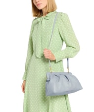 COCCINELLE DILETTA SOFT Bolso de mano de piel martillada niebla azul - Bolsos Mujer - 4