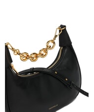 COCCINELLE ISIDE Bolso bandolera de piel con bandolera negro - Bolsos Mujer - 3