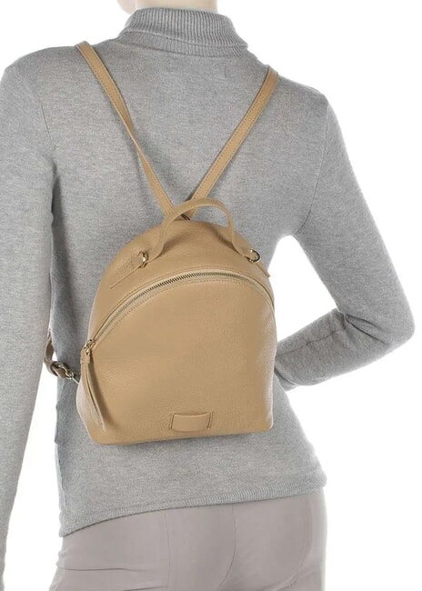 VOILE Mini mochila en piel martillada niebla azul - Bolsos Mujer