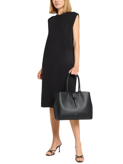 ALBA Bolso de hombro de piel martillada CUIR - Bolsos Mujer