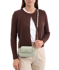 COCCINELLE FAINT Mini bolso de piel martillada gris claro - Bolsos Mujer - 5