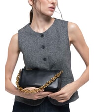 COCCINELLE ISIDE Bolso bandolera pequeño de piel negro - Bolsos Mujer - 4