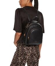 COCCINELLE MALORY  Mochila de cuero negro - Bolsos Mujer - 4