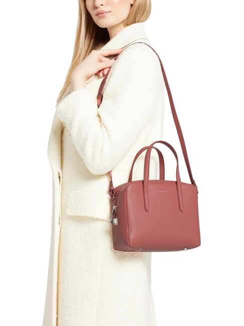 SWAP Bolso tipo cartera de piel martillada maceta - Bolsos Mujer