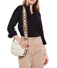 COCCINELLE RAQUEL S Mini bolso de hombro, en piel blanco/piel - Bolsos Mujer - 4