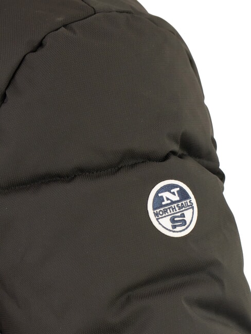 PADDED Chaqueta de plumas con capucha de longitud media negro - Chaquetas de plumas para hombre