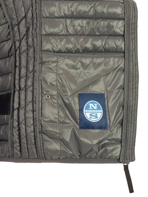 PADDED Chaqueta acolchada con capucha asfalto - Chaquetas de plumas para hombre