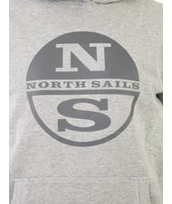 NORTH SAILS LOGO Sudadera con capucha y bolsillo mezcla gris medio - Sudaderas - 3