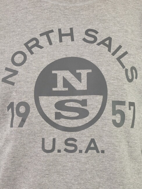 LOGO Sudadera de cuello redondo con estampado maxi mezcla gris medio - Sudaderas