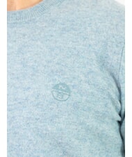 NORTH SAILS N|S Su&eacute;ter de cuello redondo con bordado del logo azul polvoriento - Su&eacute;teres de los hombres - 3