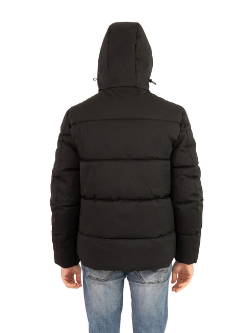 PADDED Chaqueta de plumas con capucha de longitud media negro - Chaquetas de plumas para hombre