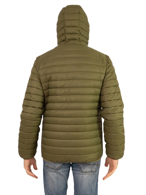 PADDED Chaqueta acolchada con capucha verde hiedra - Chaquetas de plumas para hombre