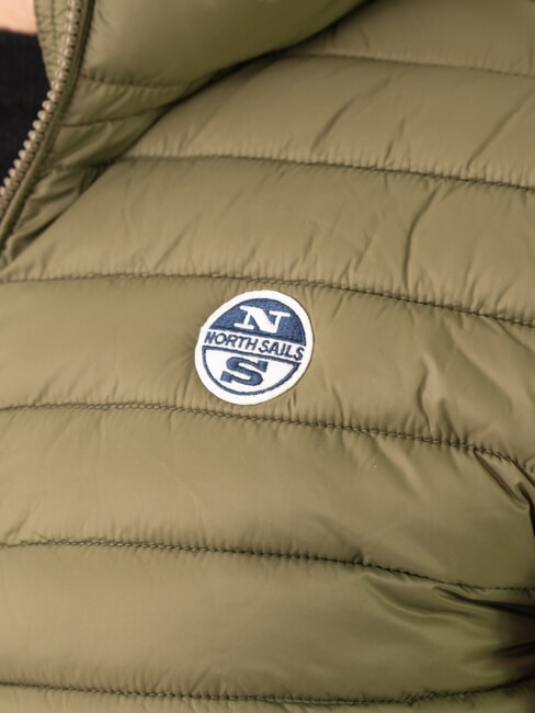 PADDED Chaqueta acolchada con capucha verde hiedra - Chaquetas de plumas para hombre