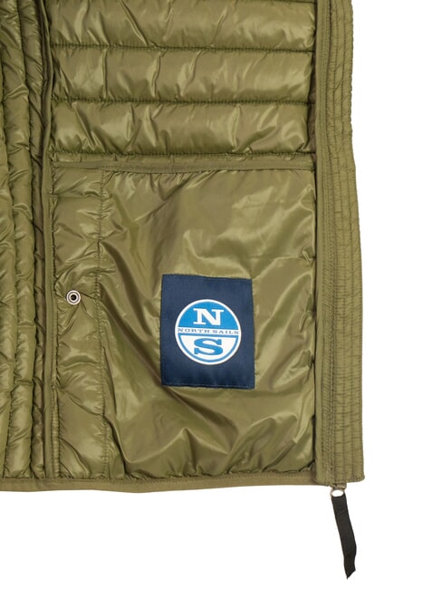 PADDED Chaqueta acolchada con capucha verde hiedra - Chaquetas de plumas para hombre